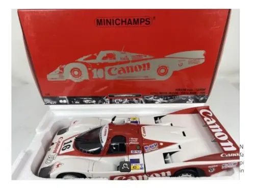 Porsche 956l Canon Le Mans Minichamps Miniatura 1/18 | MercadoLivre