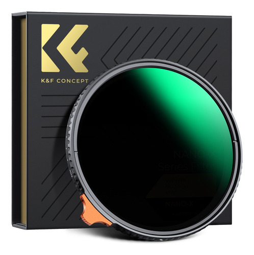 Filtro Nd 2-400 Nano X 82mm K&f Concept Densidade Neutra