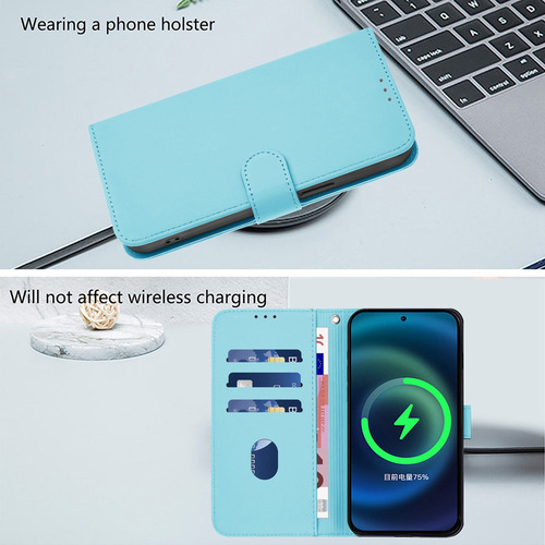 Funda De Piel Tipo Cartera For Teléfono Para Qukitel C51