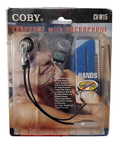 Manos Libres Coby Cv-m15 Plug 2.5mm Audifono+microfono