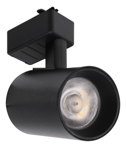 Kit Trilho Eletrificado 15w 3000k 1m Preto Com 3 Spots Led