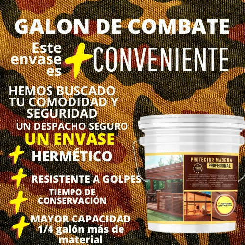 Protector De Madera Roble Galon 4lts