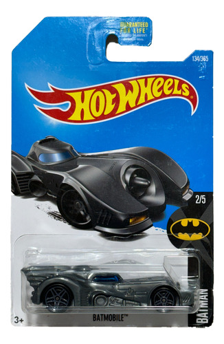 Hot Wheels 2017 Batmobile 134/365 Tim Burton Batman