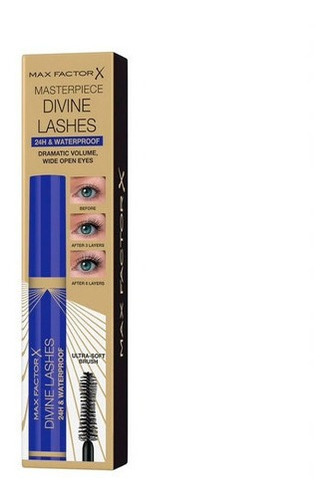Imagen 4 de 7 de Mascara De Pestañas Max Factor Divine Lashes Waterproof
