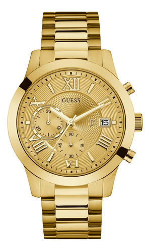 Reloj Cronógrafo Guess De Acero Inoxidable En Tono Dorado U0