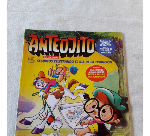 Revista Anteojito N° 1759 6/11/1998 Completa