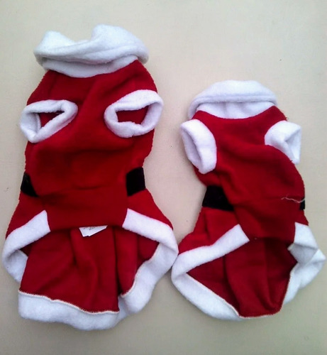 Imagen 2 de 5 de Vestido Santa Claus Talla 6 Para Perra Navidad