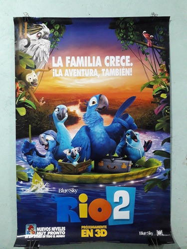 Póster Original De Cine Rio 2