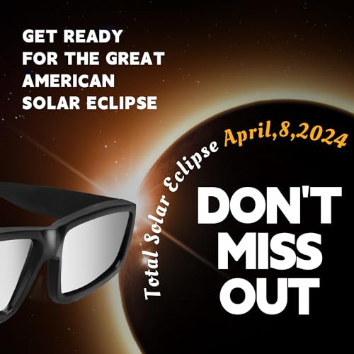 Gafas De Eclipse Solar 2024, Paquete De 6 Unidades