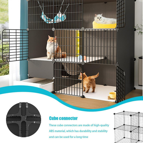 Conectores De Cubo De Alambre Conectores Negros Para Almacen