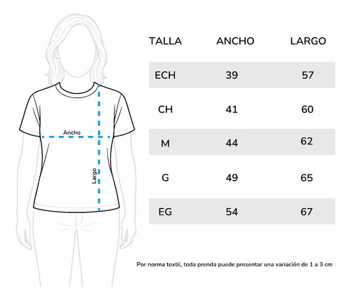Playera Mujer, Stitch, Algodón