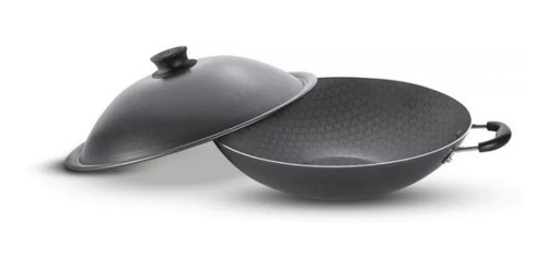 Olla Wok Starflon Paris Negro Tramontina