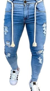 calça jeans degrade masculina