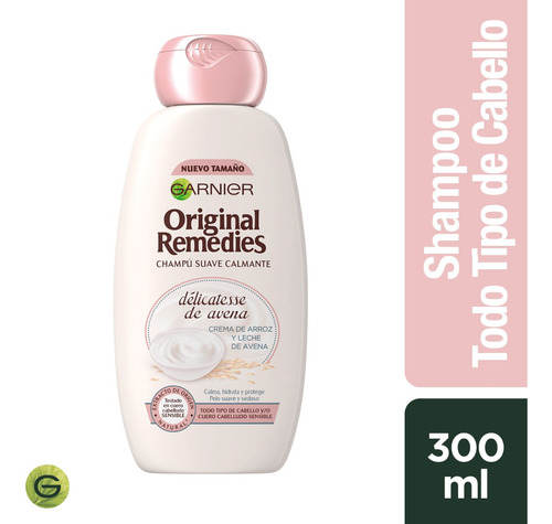 Shampoo Delicatesse Avena 300ml Original Remedies