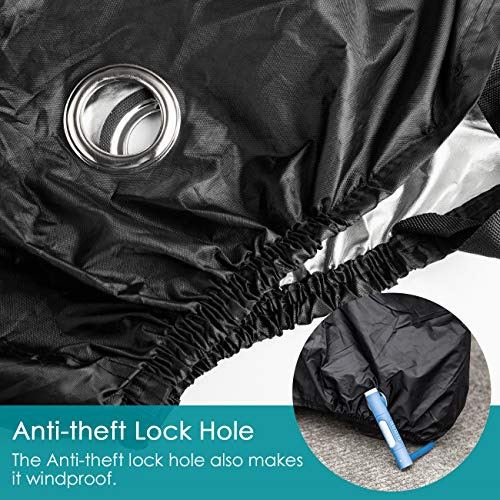 Funda Para Bicicleta Impermeable Con Correa Ajustable Negro