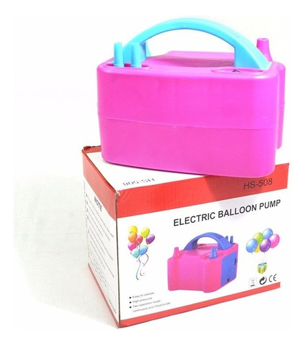 Inflador Electrico Globos Bombas Profesional Doble Boquilla