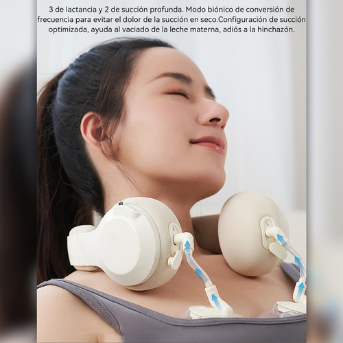 Extractor Leche Electrico 2pcs Estilo Cabestro Manos Libre Plmuyy
