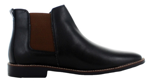 Lugo Conti Botin Agujeta Negro/cafe Para Hombre 79223