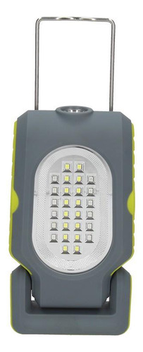 Imagen 2 de 8 de Luz De Trabajo Con Linterna Led 3w Base Imantada Y Gancho -g
