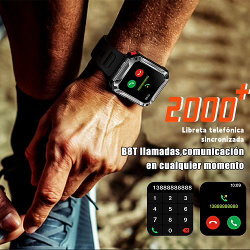 Smartwatch Reloj Inteligente Bluetooth Con Auriculare 1.96