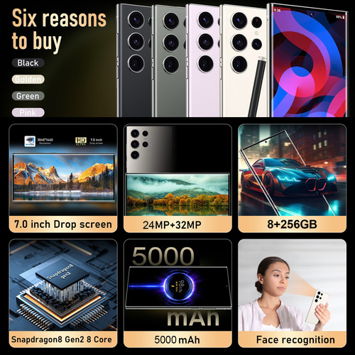 Gamakoo G23 Ultra Dual Sim 8+256gb 7 Desbloquea Smartphone