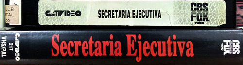 Película Vhs Secretaria Ejecutiva Original (Usado)