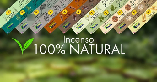 Incenso Natural Longa Duração Massala Brasil Remove Toxinas