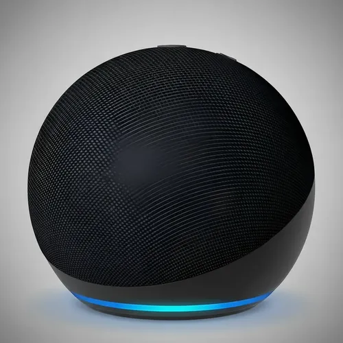Alexa Amazon Echo Dot Assistente Virtual Portugues Cor Charc Preto