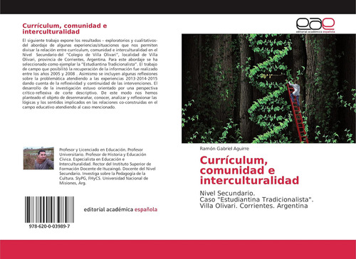 Libro: Currículum, Comunidad E Interculturalidad: Nivel Secu