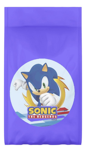 Pack 10 Bolsas Sorpresitas Cotillon Sonic Sega Erizo Azul