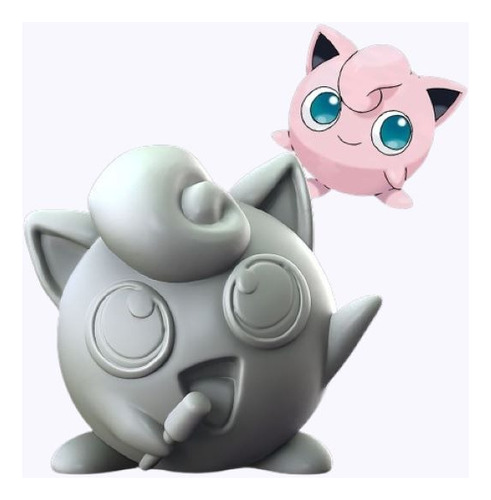 Pokemon Jigglypuff Para Pintar En Casa !!! Impresión 3d!!