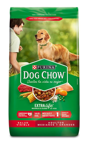 Concentrado Perro Dog Chow 4273 22.7 Kg Carne