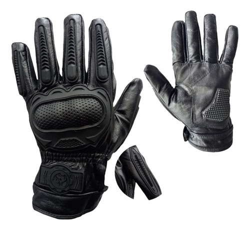 Guantes De Cuero Con Plumilla Para Limpiar Visor 