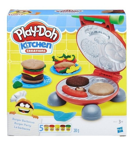 Kit Play Doh Festa Do Hambúrguer Original Hasbro