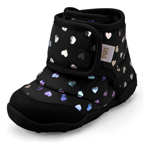 Botas Hearts Fisioflex Originals Negro Bibi Niña