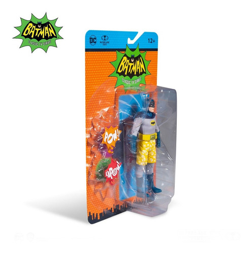Adam West Batman Swim Shorts 1966 Mcfarlane Dc Comics (Usado)