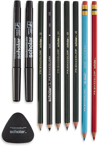 Imagen 1 de 11 de Juego De Lapices Kit De Arte 10 Piezas Prismacolor