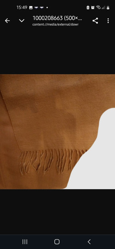 Bufanda Simil Vicuñita. Tuyunti Artesanias Vicuñita Liso Adulto
