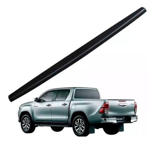 Protetor Borda Tampa Traseira Para Toyota Hilux 2019/2020