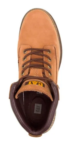 Botin Hombre Baseplate Mostaza Cat Cuotas sin inter s