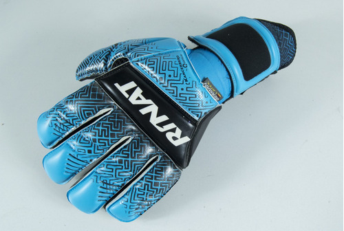 Imagen 2 de 5 de Guantes De Portero Kancerbero Quantum Pro Negro/ Azul