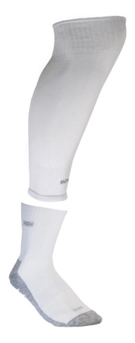 Pack Medias Futbol Pantorrilleras Sox Antideslizante Fu27c