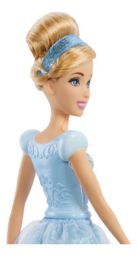 Muñeca con falda brillante de la princesa Cenicienta de Disney, Mattel
