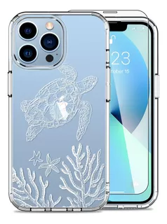 Funda Luhouri Case Para iPhone 13 Pro-tortuga Marina