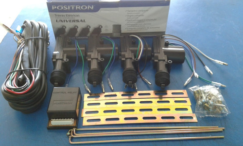 Travas Eletrica 4 Portas Tr410 Universal Positron 4 Peças