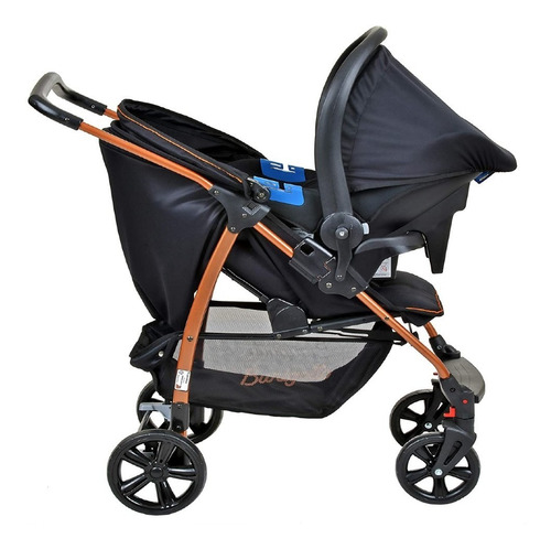 Carrinho De Bebê Travel System Ecco Preto - Burigotto