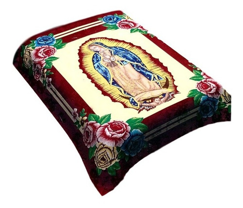 Cobertor Virgen De Guadalupe Rashel Excel Sobrecamero