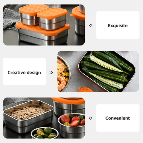 Recipientes De Condimentos De Acero Inoxidable Para Verduras