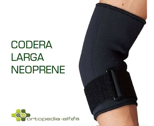 Codera Larga Neoprene De Calidad Con Ajuste De Velcro