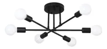 Comprar Lampara Colgante 6 Luces Araña Artefacto Iluminación Nordico .